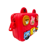Precioso bolso bandolera de color rojo para niños